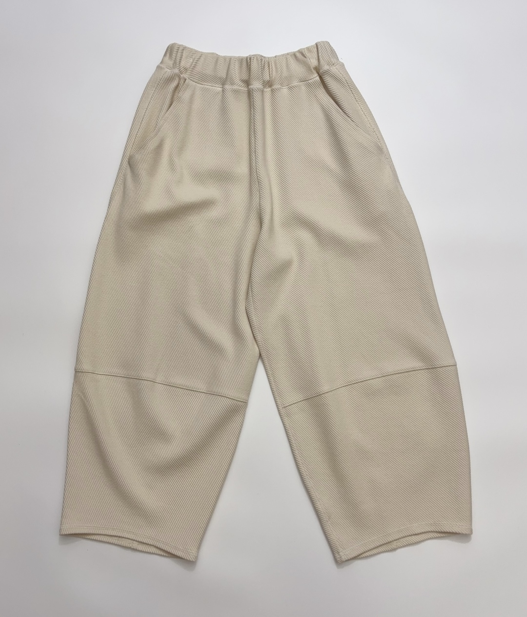 yuelxiang Relaxed Fit Twill Textured Casual Pants