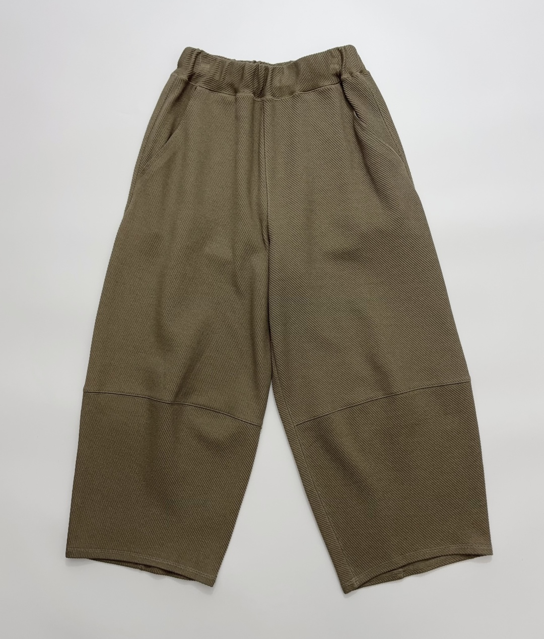 yuelxiang Relaxed Fit Twill Textured Casual Pants