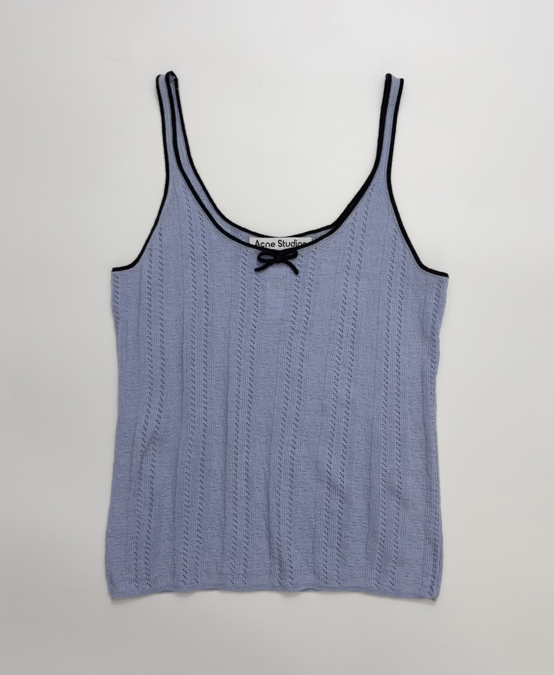 Acne Studios Bow Embellished Wool Knit Camisole