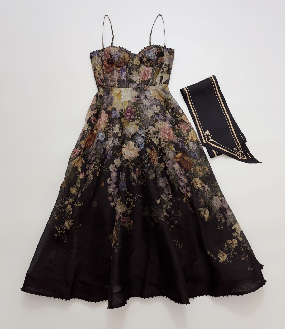 Zimmermann 2026 Autumn Ready-to-Wear New VALIANT Cinch-Waist Picnic Style Cami Dress
