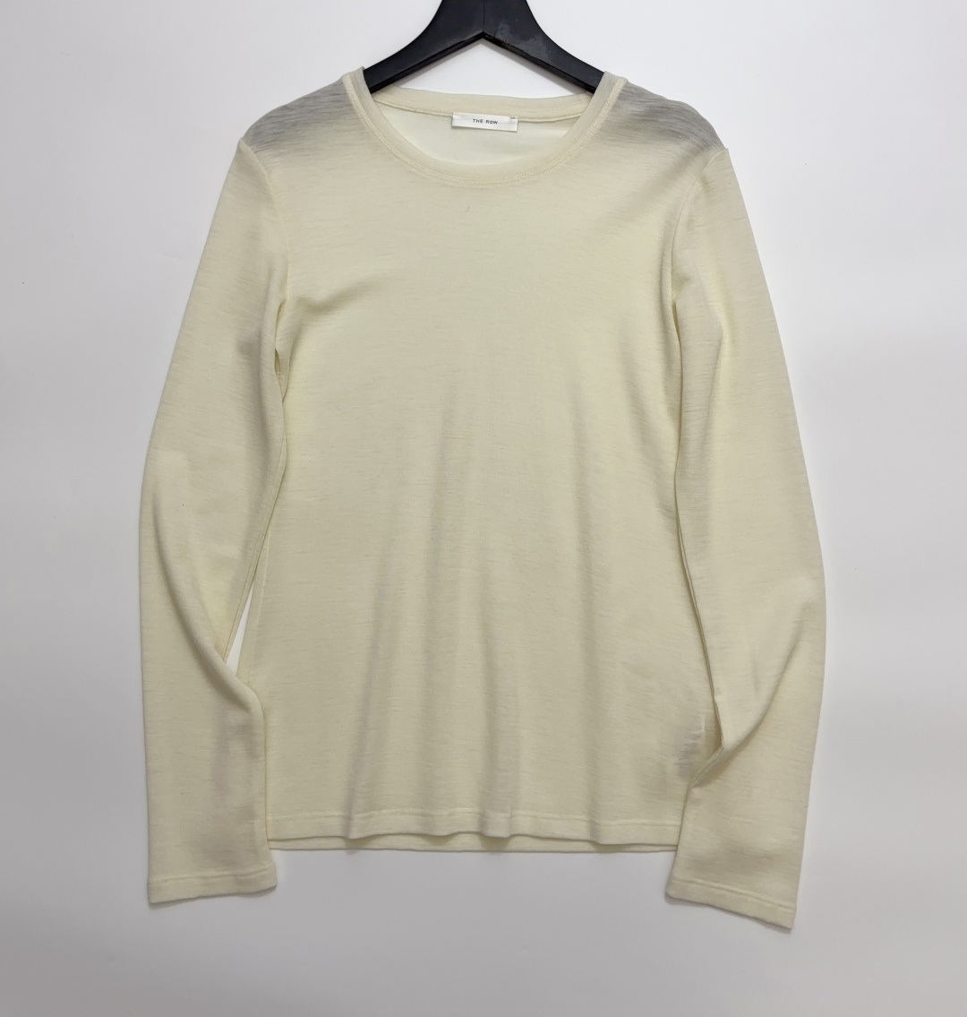 Wool Blend Slim-Fit Pullover Top