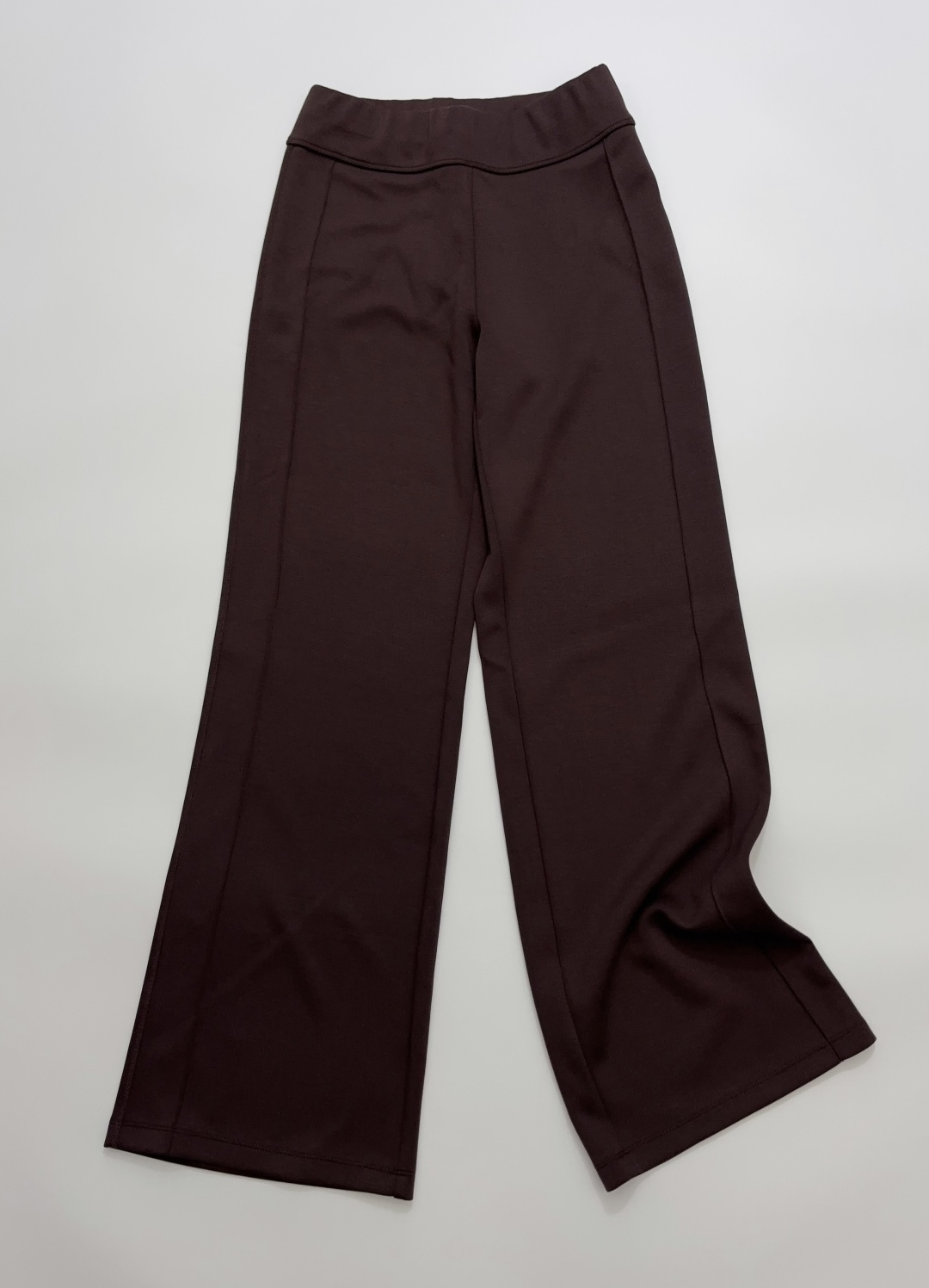 IRO Elastic Slim Fit Solid Straight Leg Casual Pants