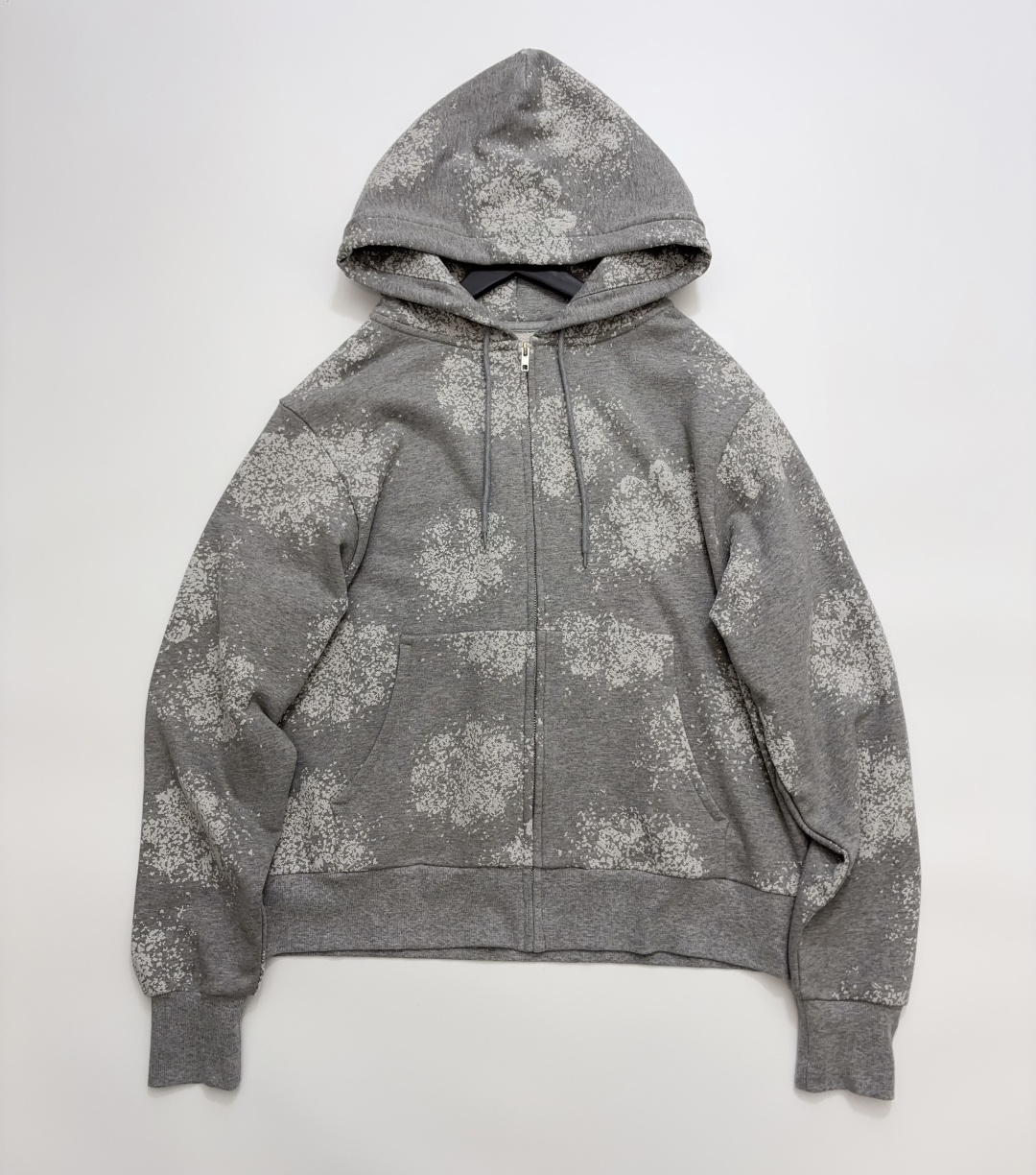 MM6 Maison Margiela Casual Graffiti Hooded Zip Loose Long-Sleeve Jacket