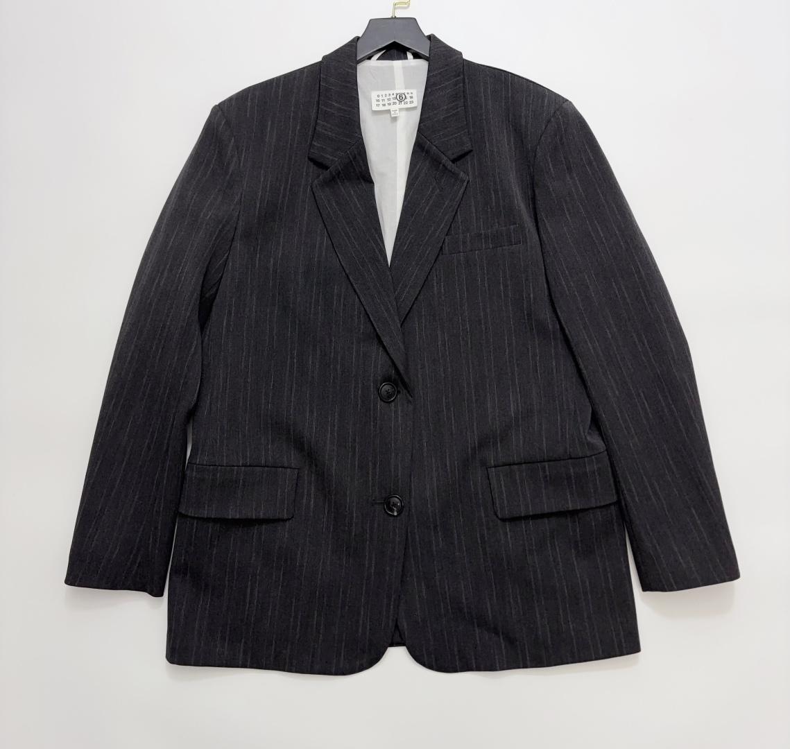 MM6 Maison Margiela Striped Blazer Jacket