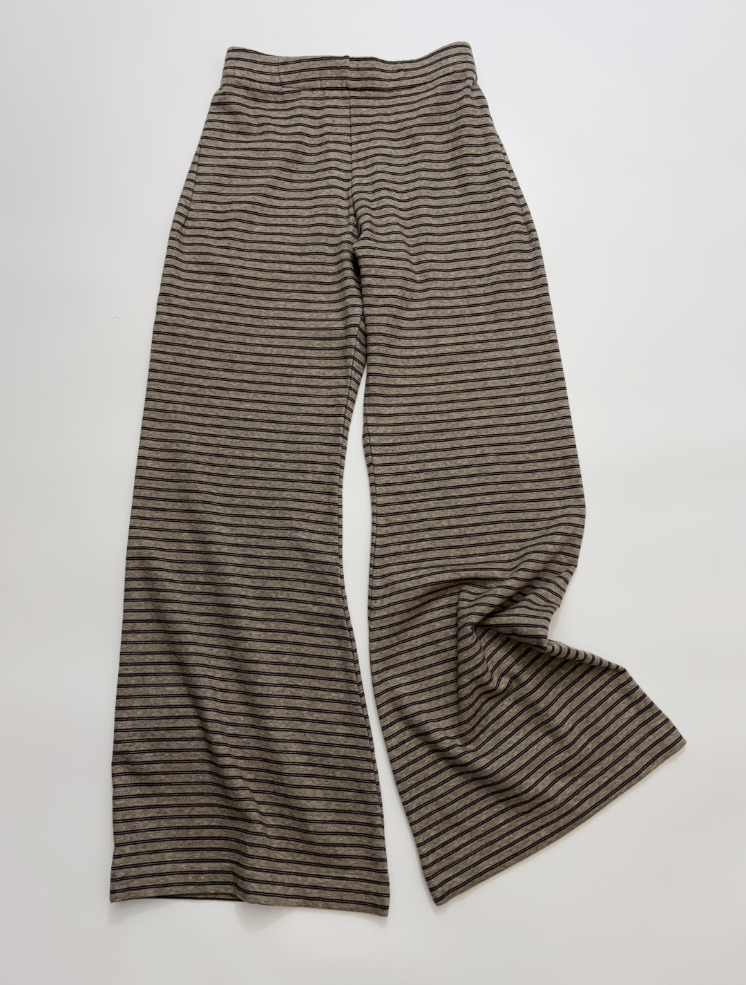 Ganni Striped Wide-Leg Trousers