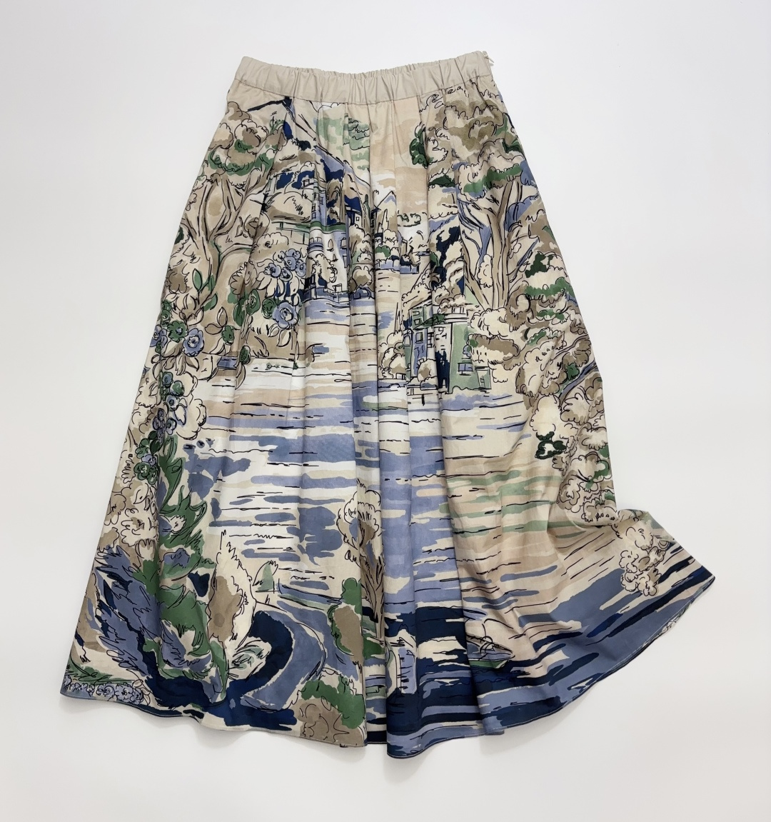 Weekend Max Mara Women's Cotton Pleated Midi Skirt