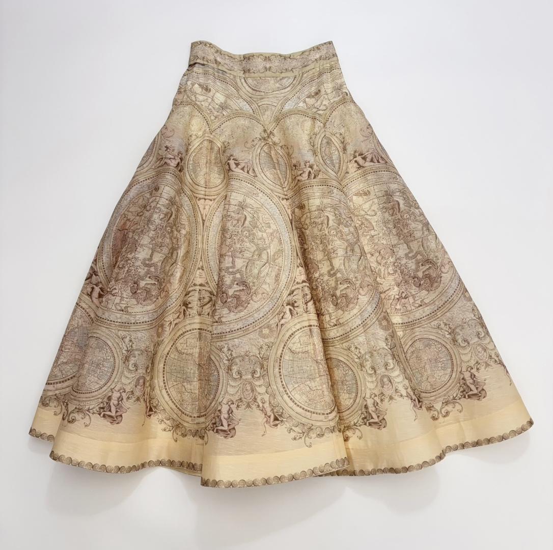 Zimmermann 2026 Autumn Print Midi Skirt