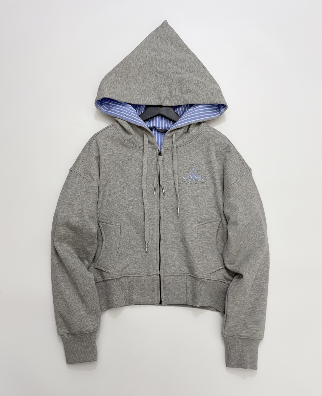 Vivienne Westwood Saturn Hooded Zip Sweatshirt