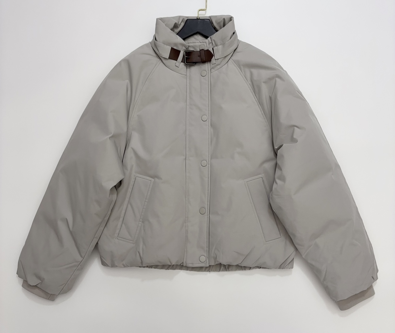 Burberry White Goose Down Puffer Jacket