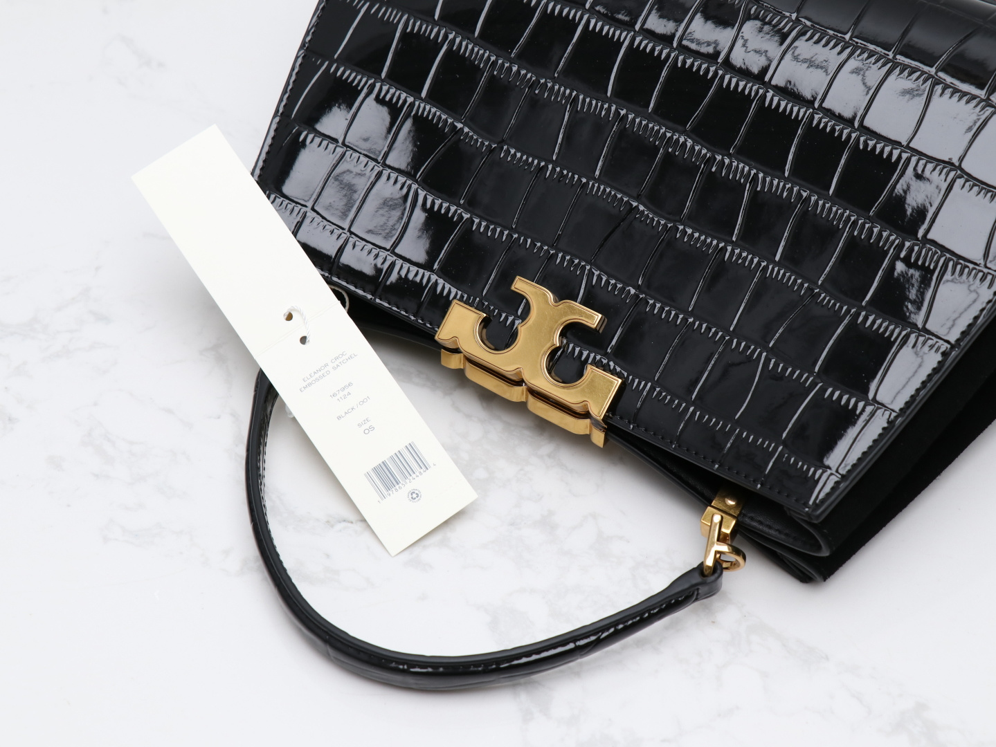 Tory Burch ～Tory Burch全新Eleanor单肩手提包公文包 以简洁线条打造的盒型包袋之上