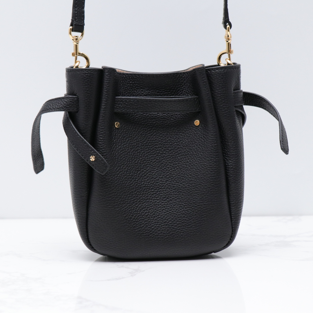 Tory Burch ～ TORY BURCH 汤丽柏琦 ROMY 小号菜篮子斜挎包 荔枝纹头层牛皮 手感非常柔软