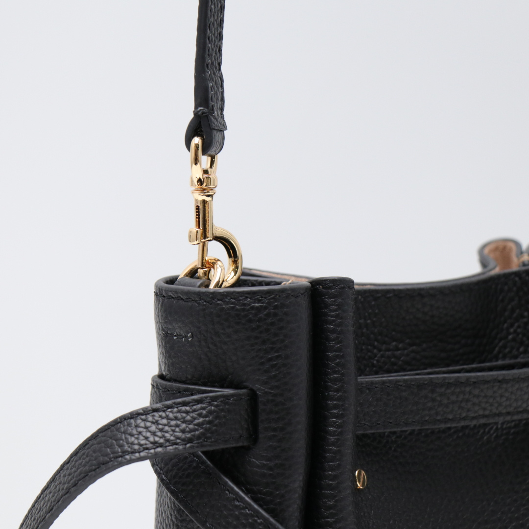 Tory Burch ～ TORY BURCH 汤丽柏琦 ROMY 小号菜篮子斜挎包 荔枝纹头层牛皮 手感非常柔软