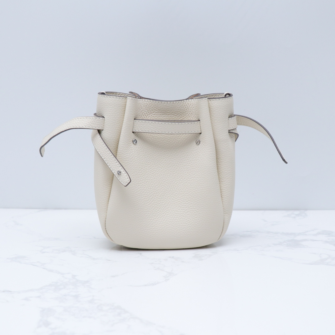 Tory Burch ～ TORY BURCH 汤丽柏琦 ROMY 小号菜篮子斜挎包 荔枝纹头层牛皮 手感非常柔软