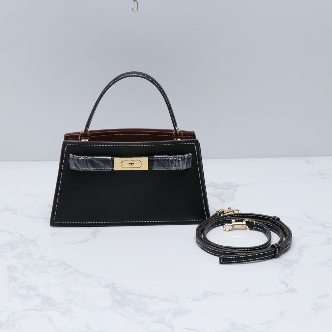 Tory Burch ～ Lee Radziwill 迷你手袋精选皮革 奢华 背带饰以光滑按扣 可轻松调节长度