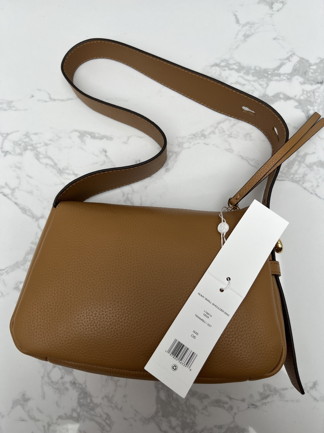 Tory Burch ～ 款单肩手提包 荔枝纹纹柔软牛皮