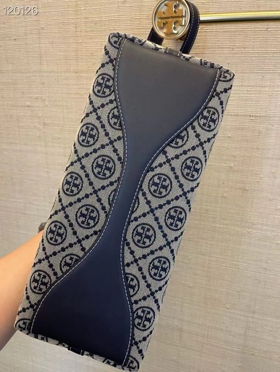 Tory Burch ～新款代购Toryburch老花hobo女包TB单肩腋下包百搭斜挎托特旅行包