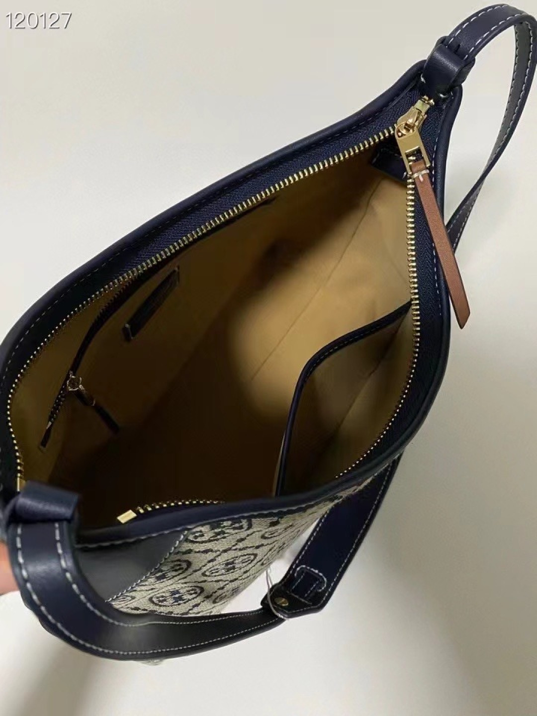 Tory Burch ～新款代购Toryburch老花hobo女包TB单肩腋下包百搭斜挎托特旅行包