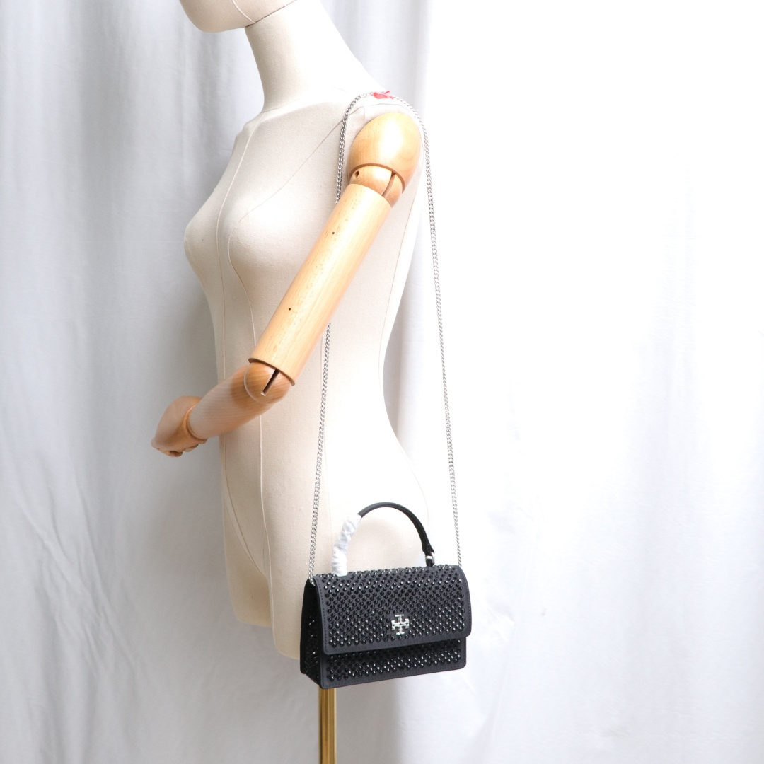 Tory Burch ～TB新款Kira 迷你手提链条钱夹