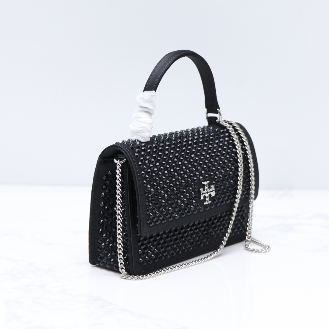 Tory Burch ～TB新款Kira 迷你手提链条钱夹