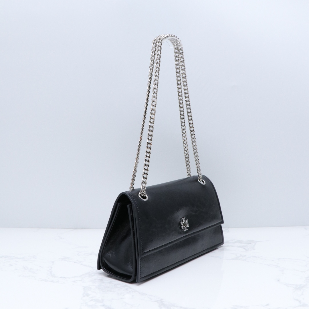 Tory Burch ～ToryBurch TB Kira法棍包油蜡牛皮