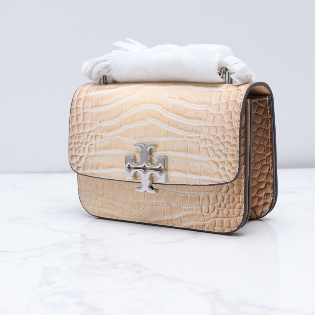 Tory Burch ～Tory Burch汤丽柏琦小号翻盖磁扣单肩包 链条肩带多口袋设计