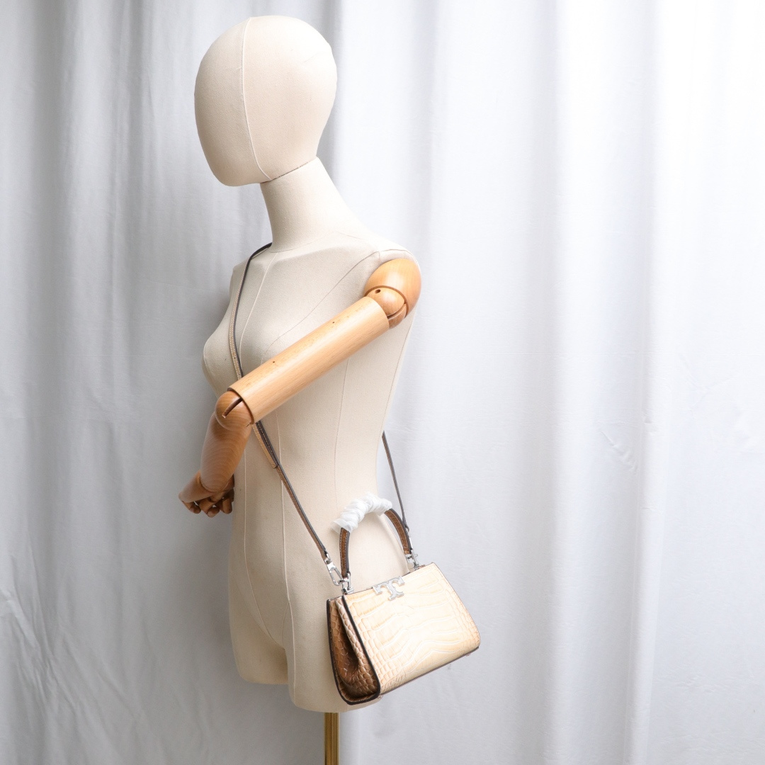Tory Burch ～ （小号）鳄鱼纹纹牛皮