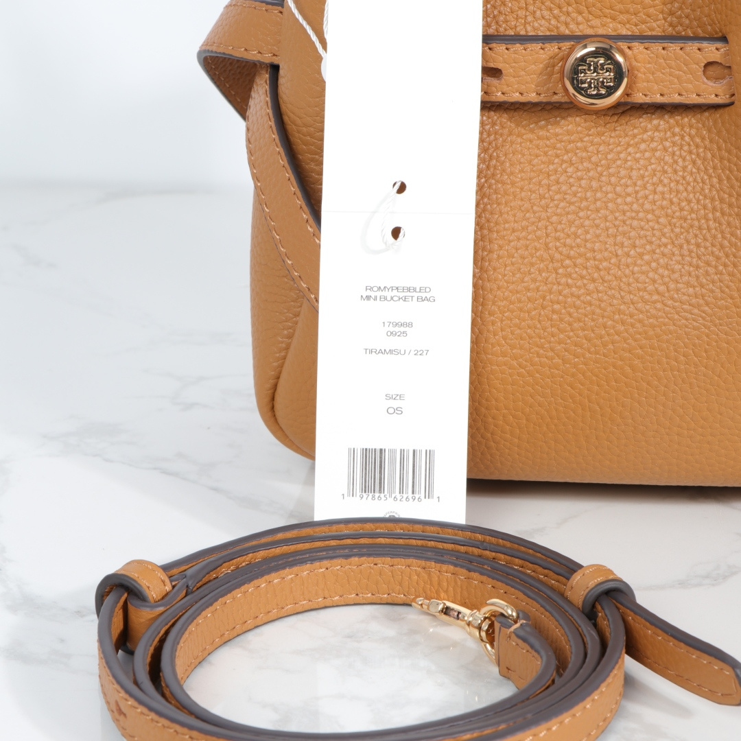Tory Burch ～ 迷你miniTB新款 Romy 水桶包 精选柔软皮革 廓形灵巧 顶部巧妙收拢
