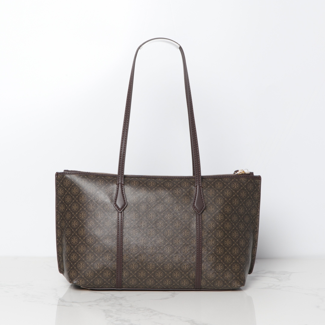 Tory Burch ～Perry 这小号拉链托特包风格简约 功能多元 配有可拆卸信封小包 可作为手拿包使用
