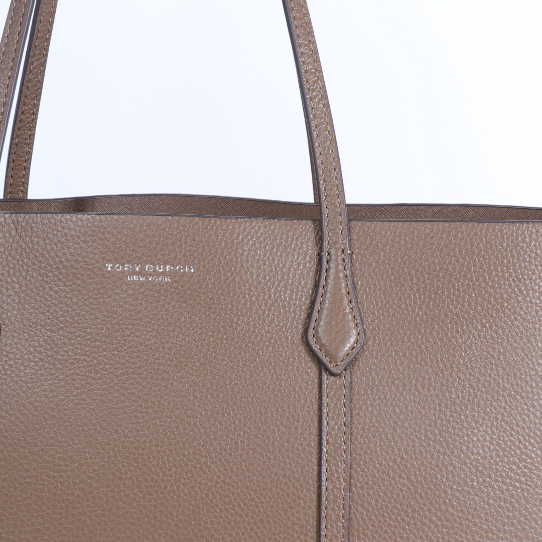 Tory Burch ～荔枝纹头层牛皮 臻选通勤托特包 实用百搭 Perry 托特包如今更加轻盈 满足日常需求