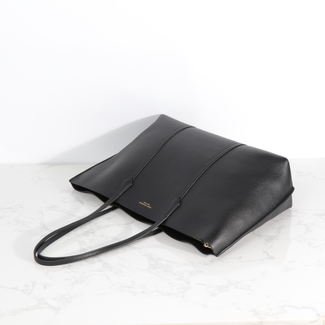 Tory Burch ～荔枝纹头层牛皮 臻选通勤托特包 实用百搭 Perry 托特包如今更加轻盈 满足日常需求
