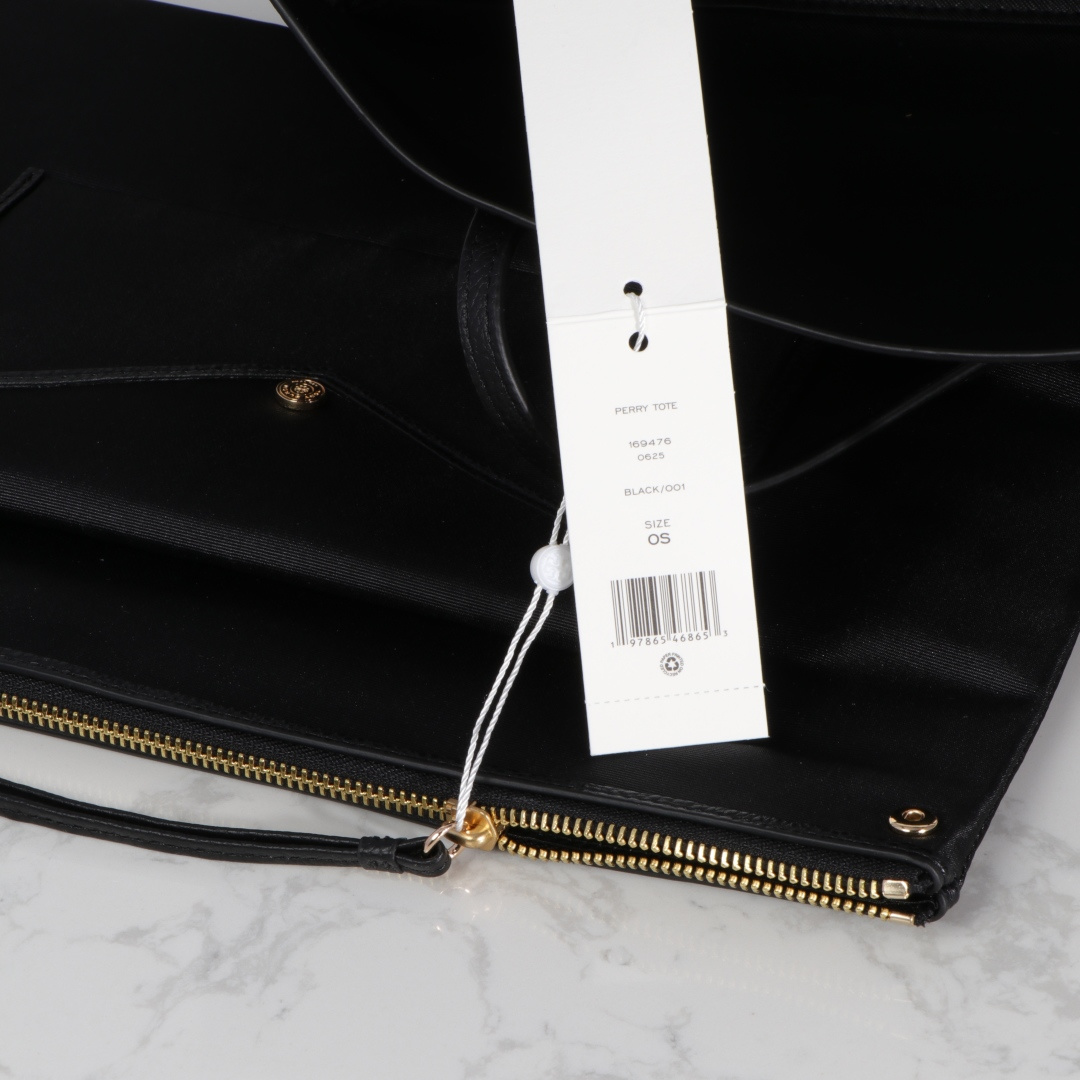 Tory Burch ～荔枝纹头层牛皮 臻选通勤托特包 实用百搭 Perry 托特包如今更加轻盈 满足日常需求
