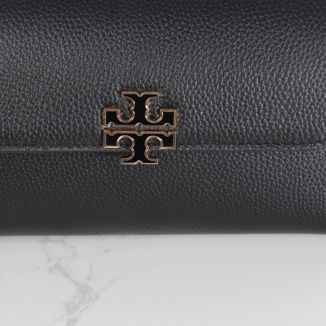 Tory Burch 新款TB女包荔枝头层牛皮手提小方包 盒子包 2025百搭斜挎包气质手拎包 尺寸23×10.5×13