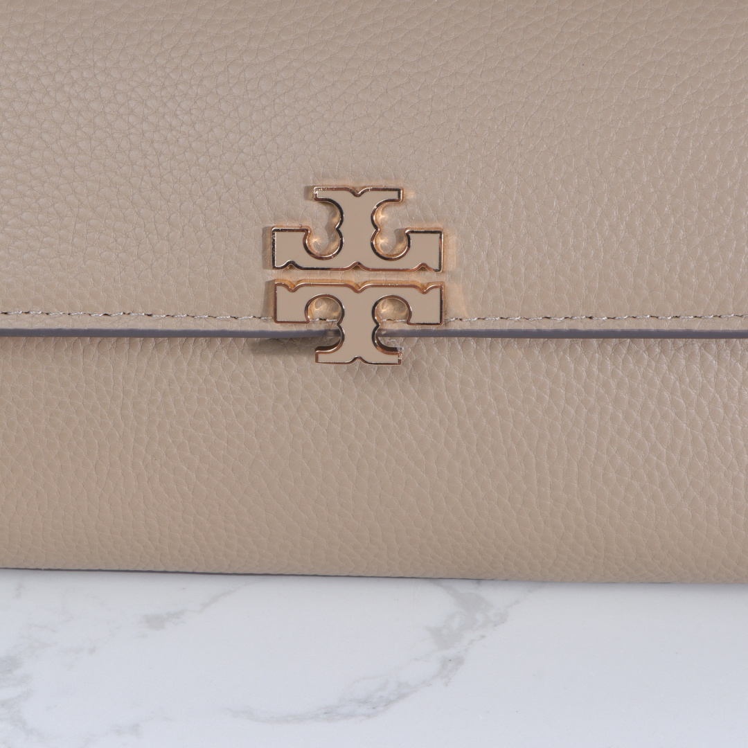 Tory Burch 新款TB女包荔枝头层牛皮手提小方包 盒子包 2025百搭斜挎包气质手拎包 尺寸23×10.5×13