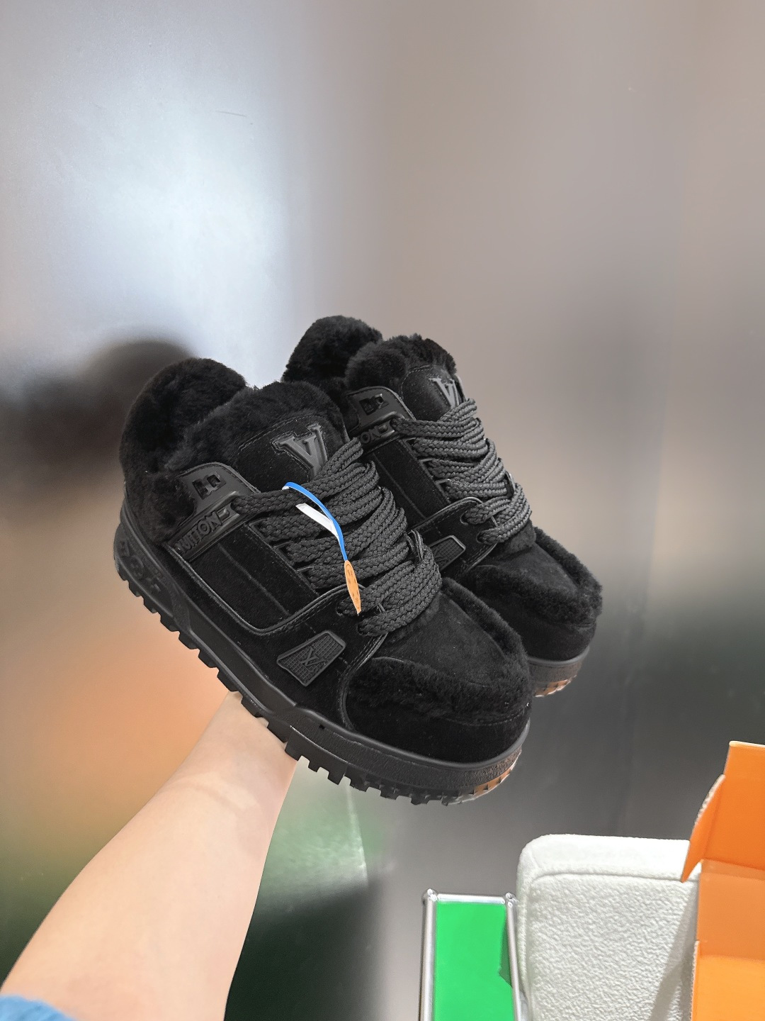 Louis Vuitton Louis vuitton 路易威登胖Trainer 面包鞋 休闲鞋 真羊毛内里 ‼