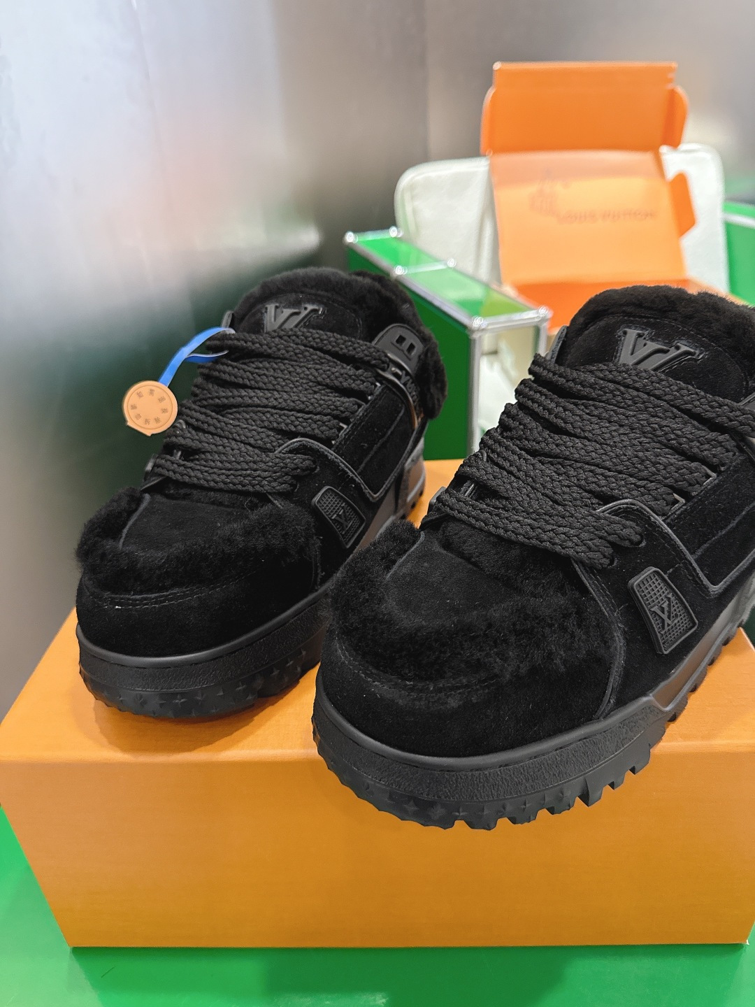 Louis Vuitton Louis vuitton 路易威登胖Trainer 面包鞋 休闲鞋 真羊毛内里 ‼