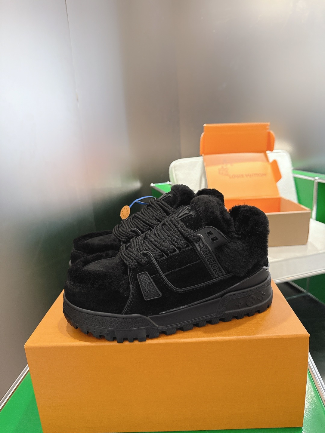 Louis Vuitton Louis vuitton 路易威登胖Trainer 面包鞋 休闲鞋 真羊毛内里 ‼