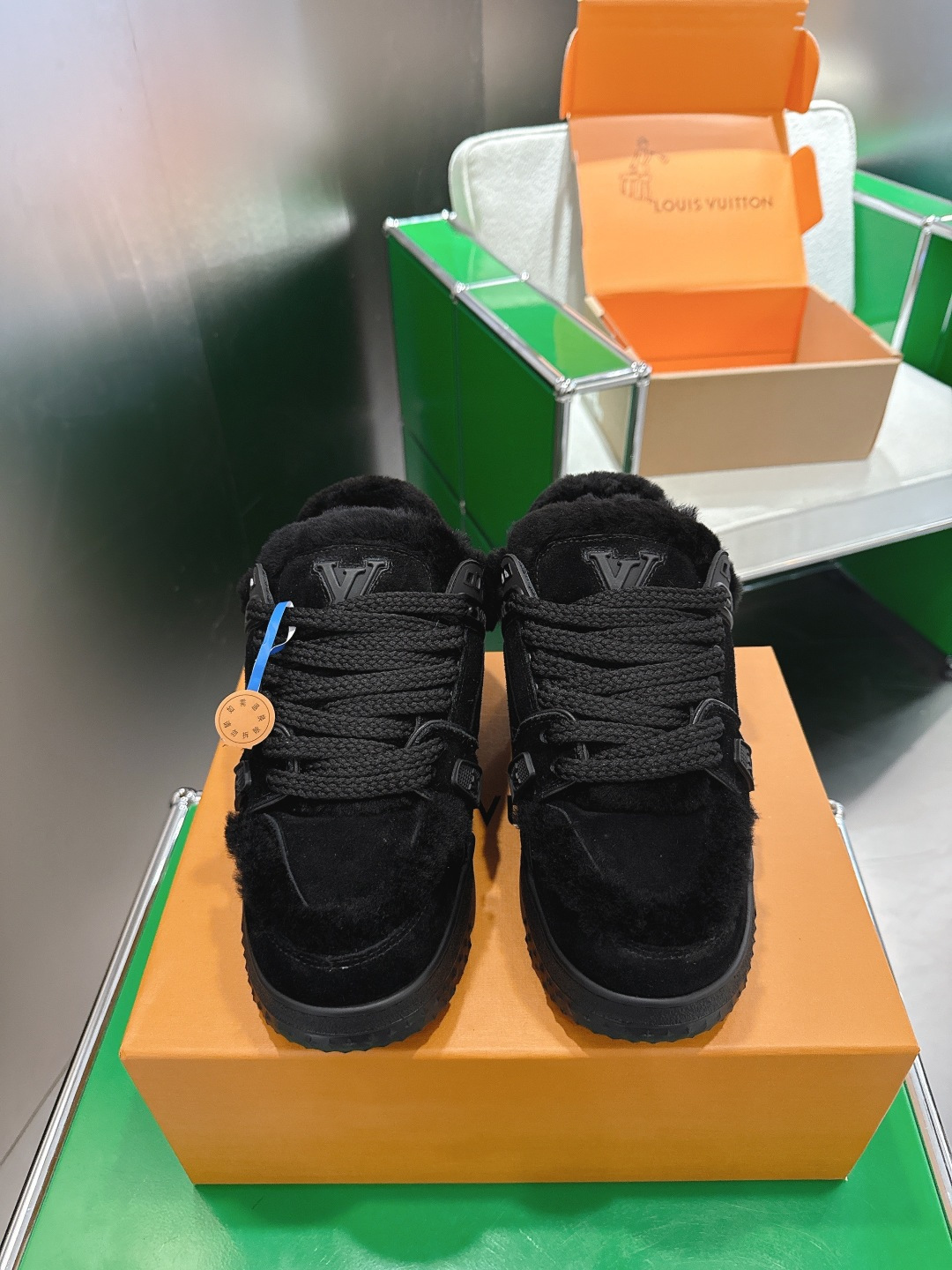 Louis Vuitton Louis vuitton 路易威登胖Trainer 面包鞋 休闲鞋 真羊毛内里 ‼