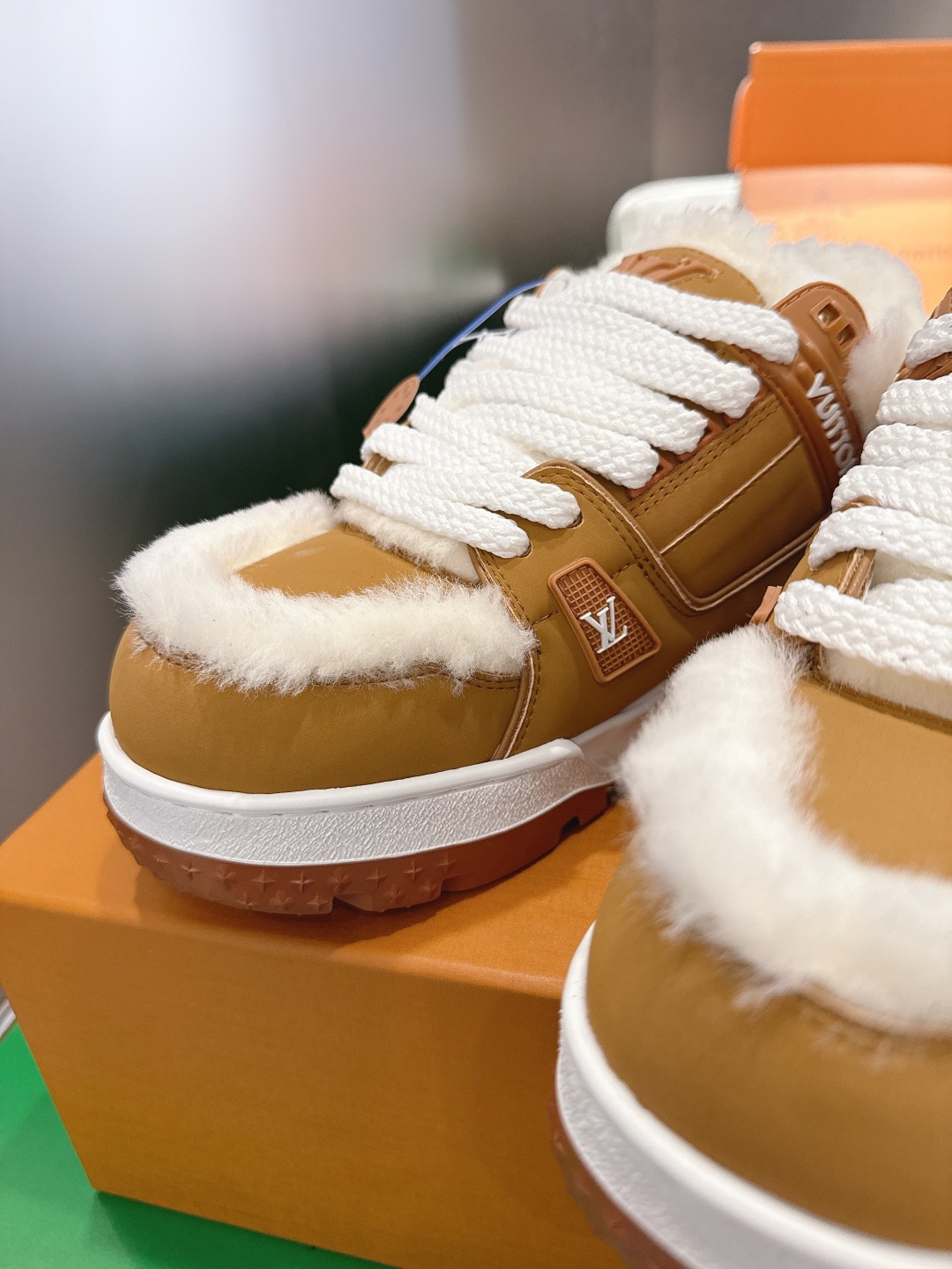Louis Vuitton Louis vuitton 路易威登胖Trainer 面包鞋 休闲鞋 真羊毛内里 ‼