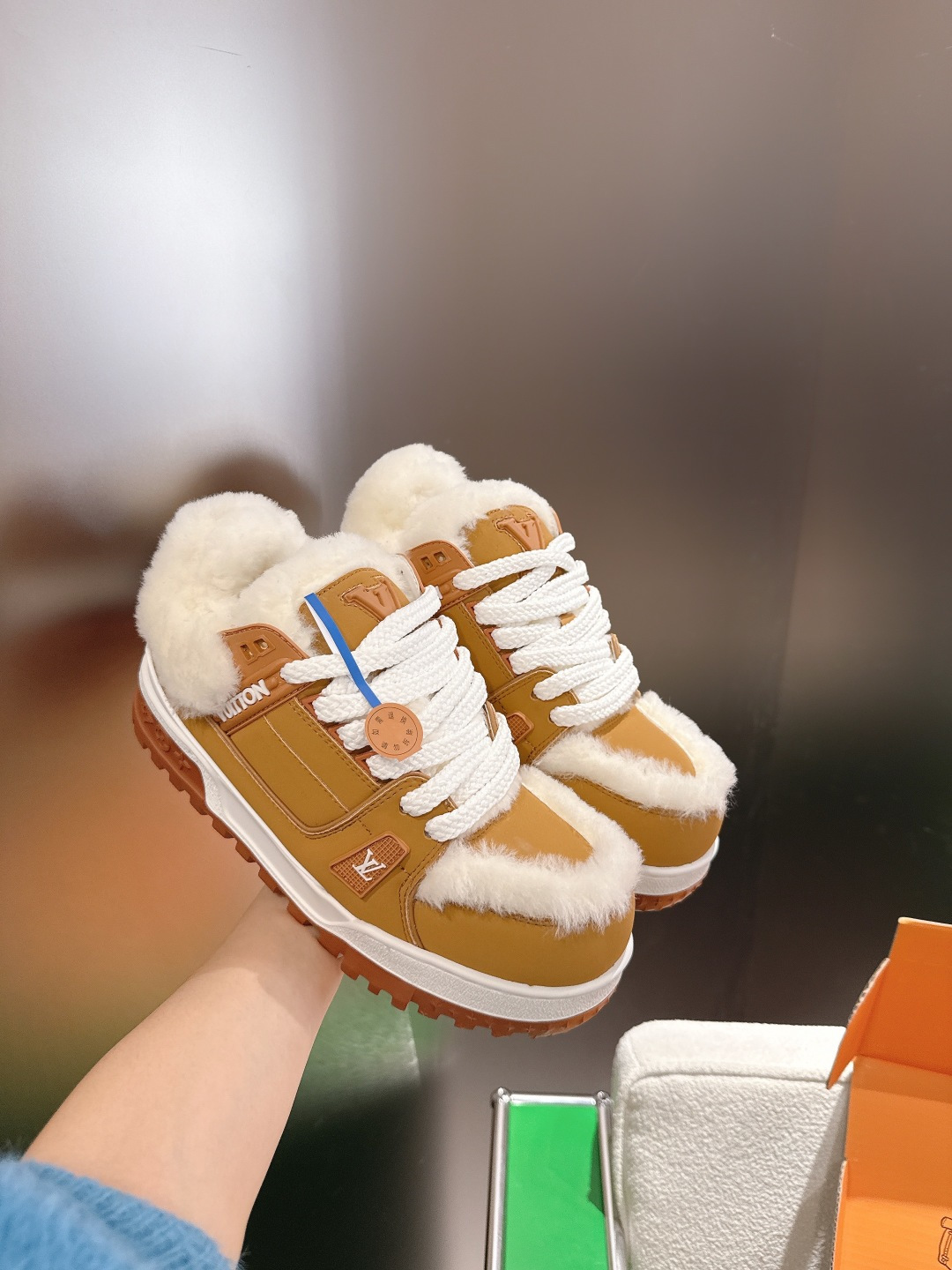 Louis Vuitton Louis vuitton 路易威登胖Trainer 面包鞋 休闲鞋 真羊毛内里 ‼
