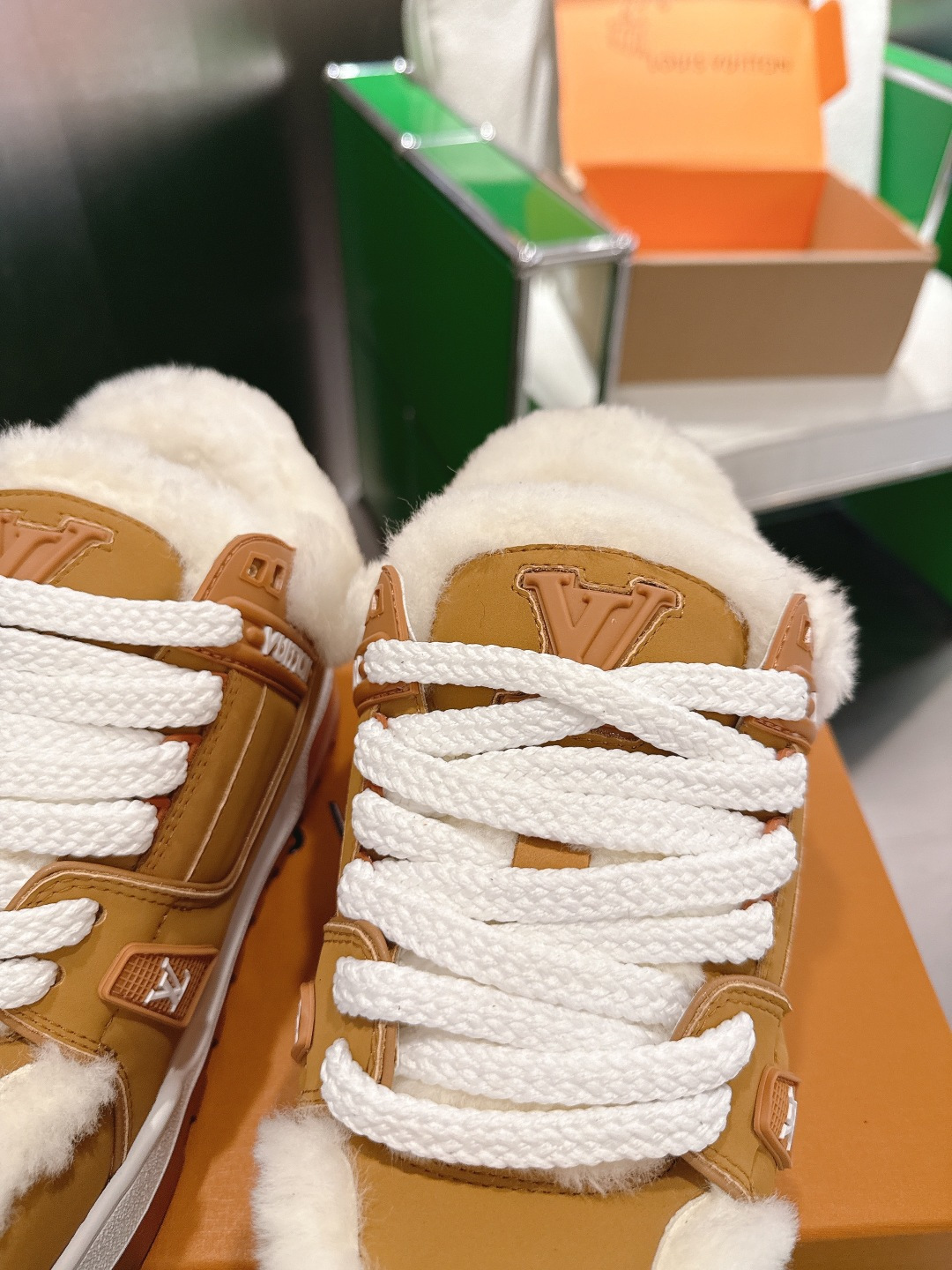 Louis Vuitton Louis vuitton 路易威登胖Trainer 面包鞋 休闲鞋 真羊毛内里 ‼