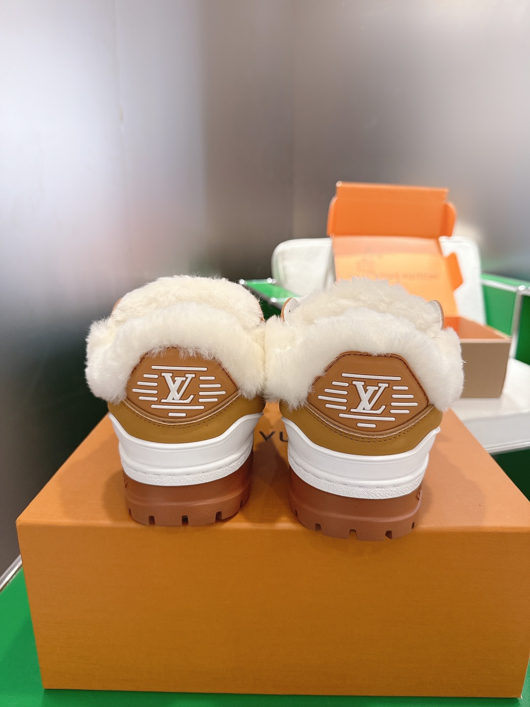 Louis Vuitton Louis vuitton 路易威登胖Trainer 面包鞋 休闲鞋 真羊毛内里 ‼