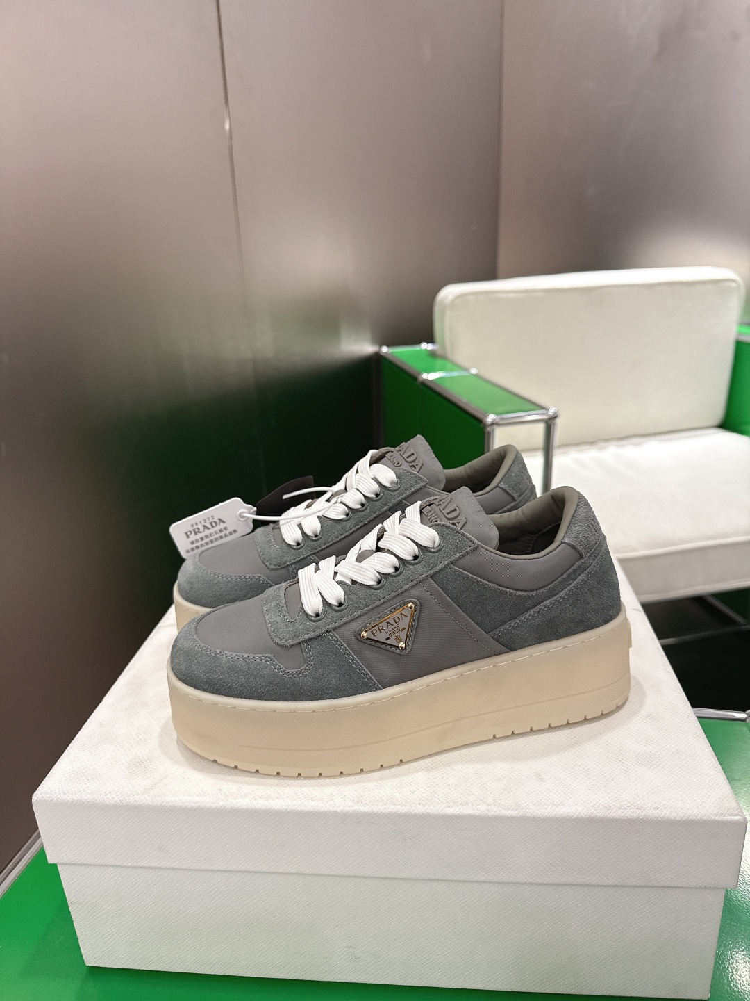 Prada Prada普拉达 2 6新款 厚底 休闲运动鞋 ‼