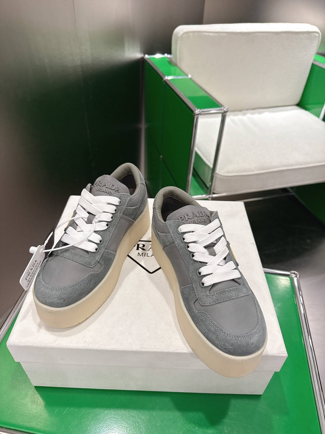 Prada Prada普拉达 2 6新款 厚底 休闲运动鞋 ‼