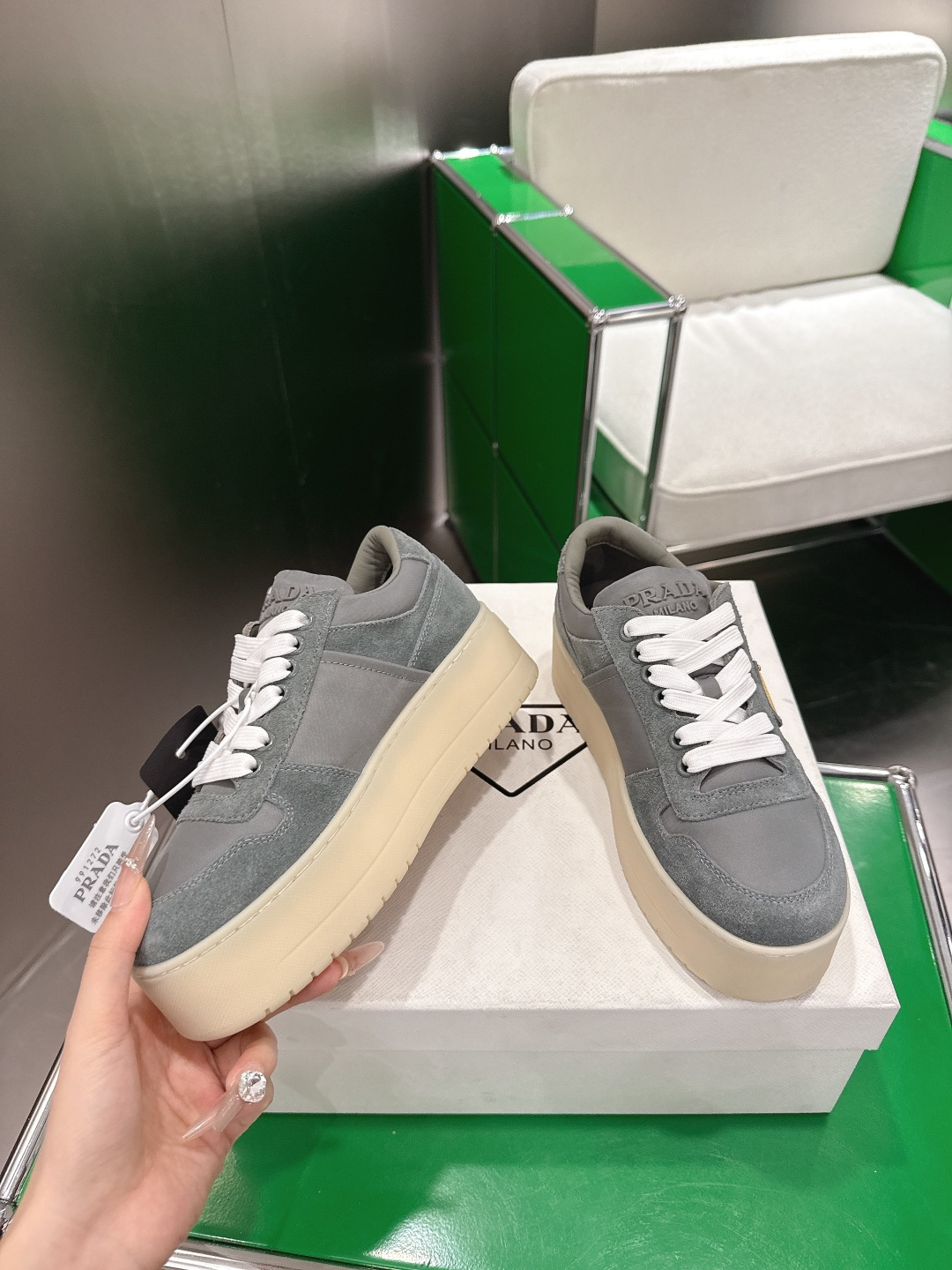 Prada Prada普拉达 2 6新款 厚底 休闲运动鞋 ‼