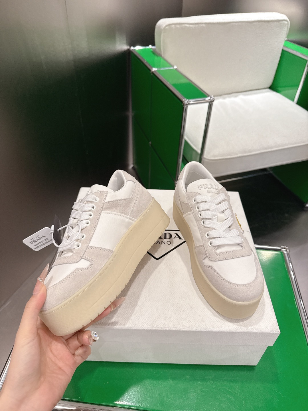 Prada Prada普拉达 2 6新款 厚底 休闲运动鞋 ‼