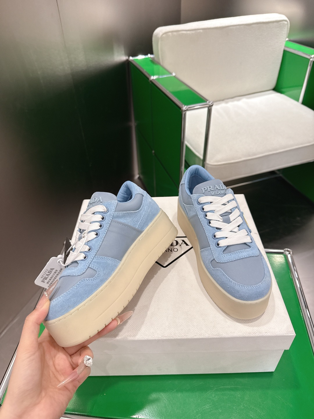 Prada Prada普拉达 2 6新款 厚底 休闲运动鞋 ‼