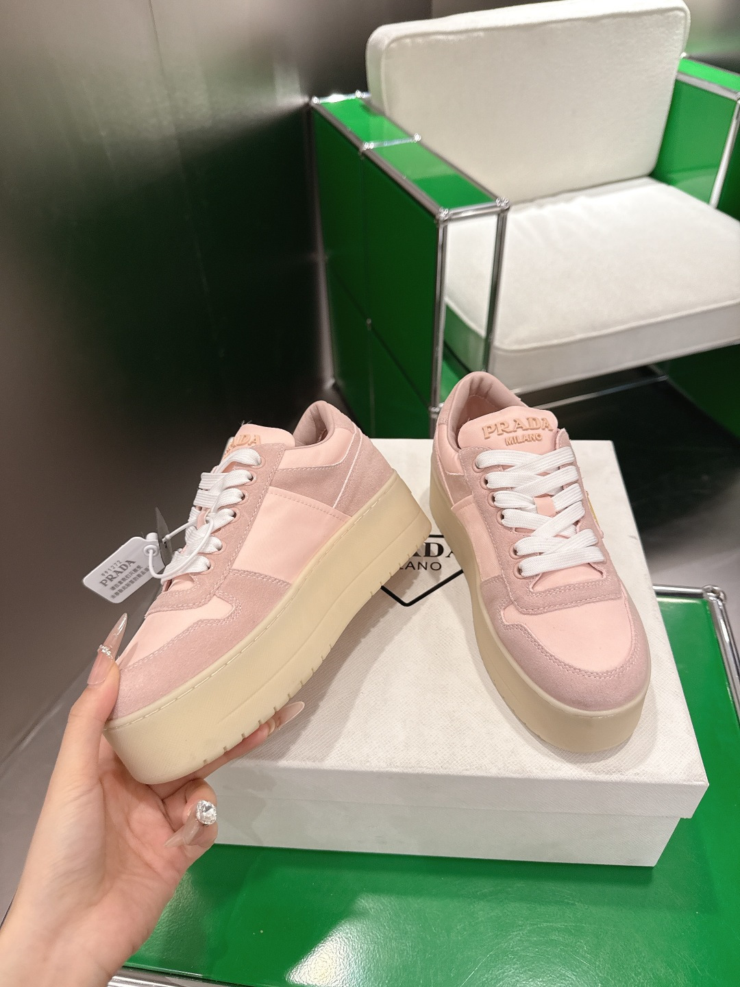 Prada Prada普拉达 2 6新款 厚底 休闲运动鞋 ‼