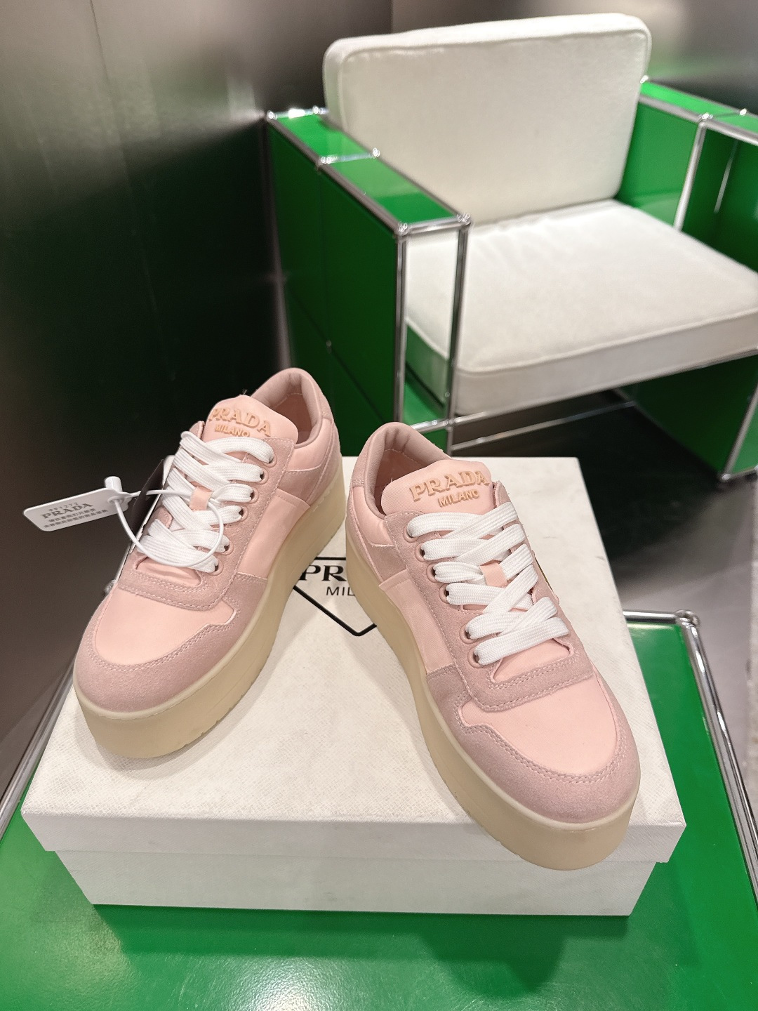Prada Prada普拉达 2 6新款 厚底 休闲运动鞋 ‼