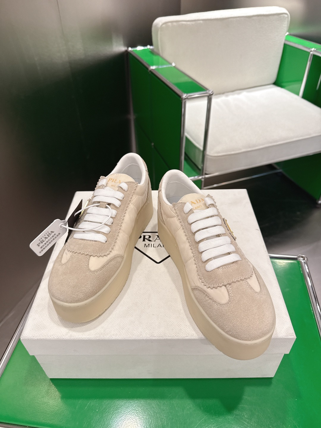 Prada Prada普拉达 2 6新款 厚底 休闲运动鞋 ‼
