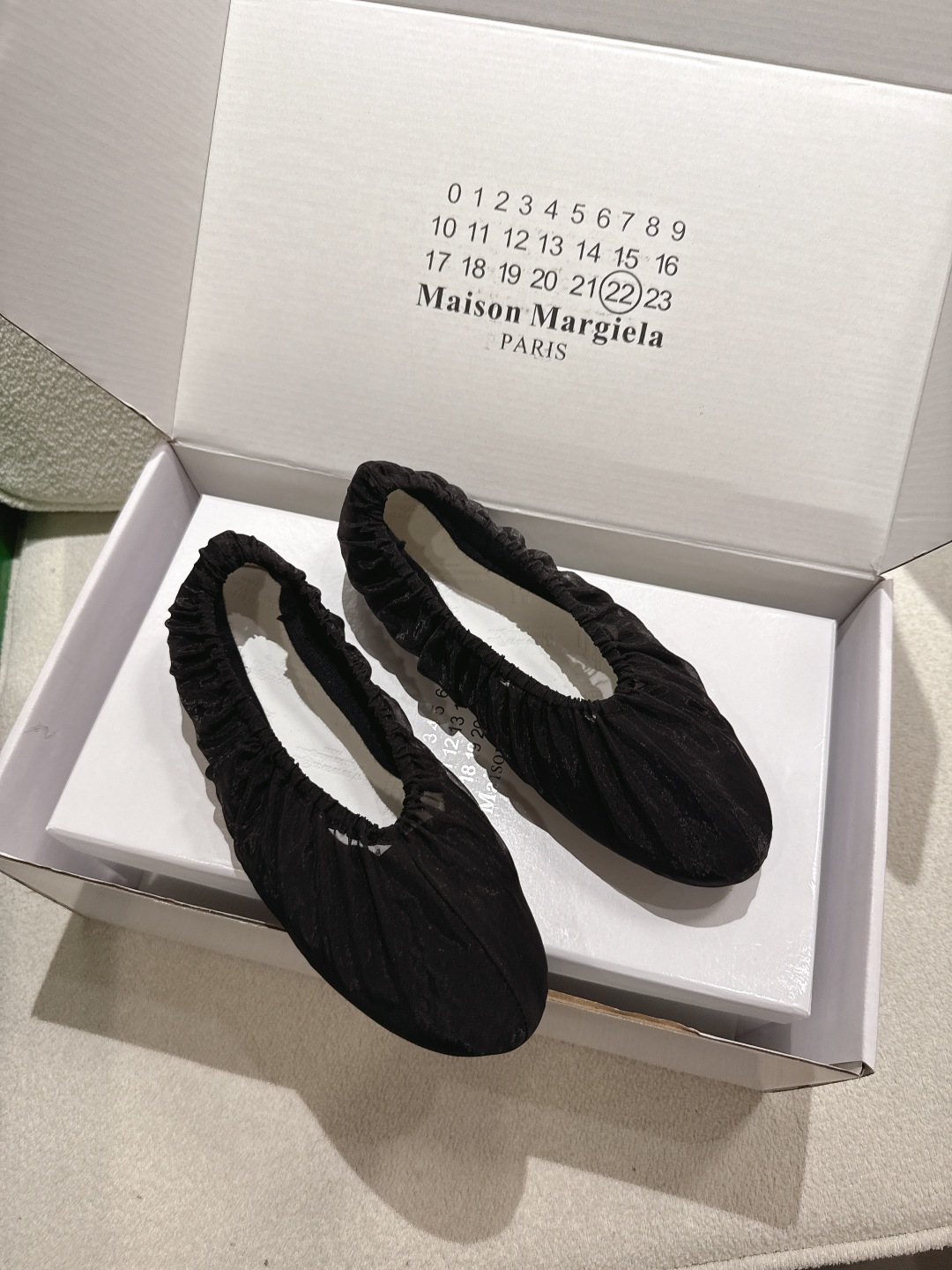Maison Margiela Margiela 马吉拉的 褶皱芭蕾舞鞋‼